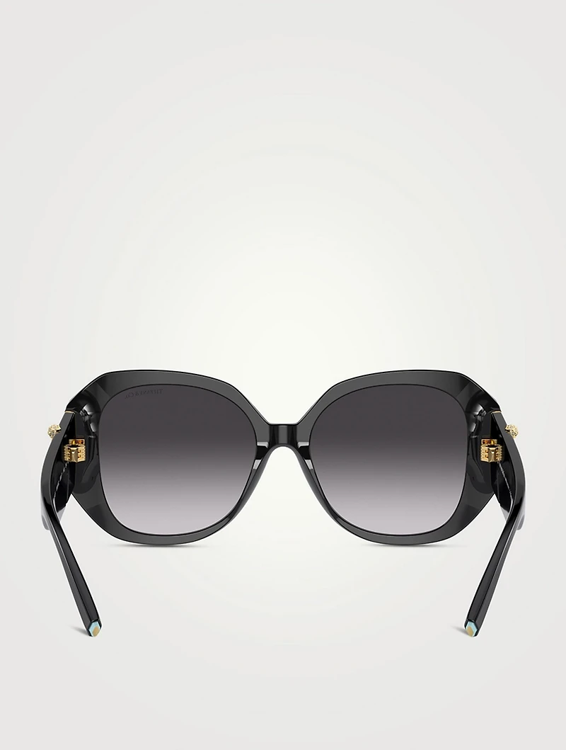 HardWear Geometric Sunglasses With Crystals