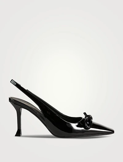 Patent Leather Slingback Pumps