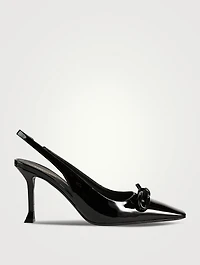 Patent Leather Slingback Pumps