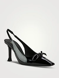 Patent Leather Slingback Pumps