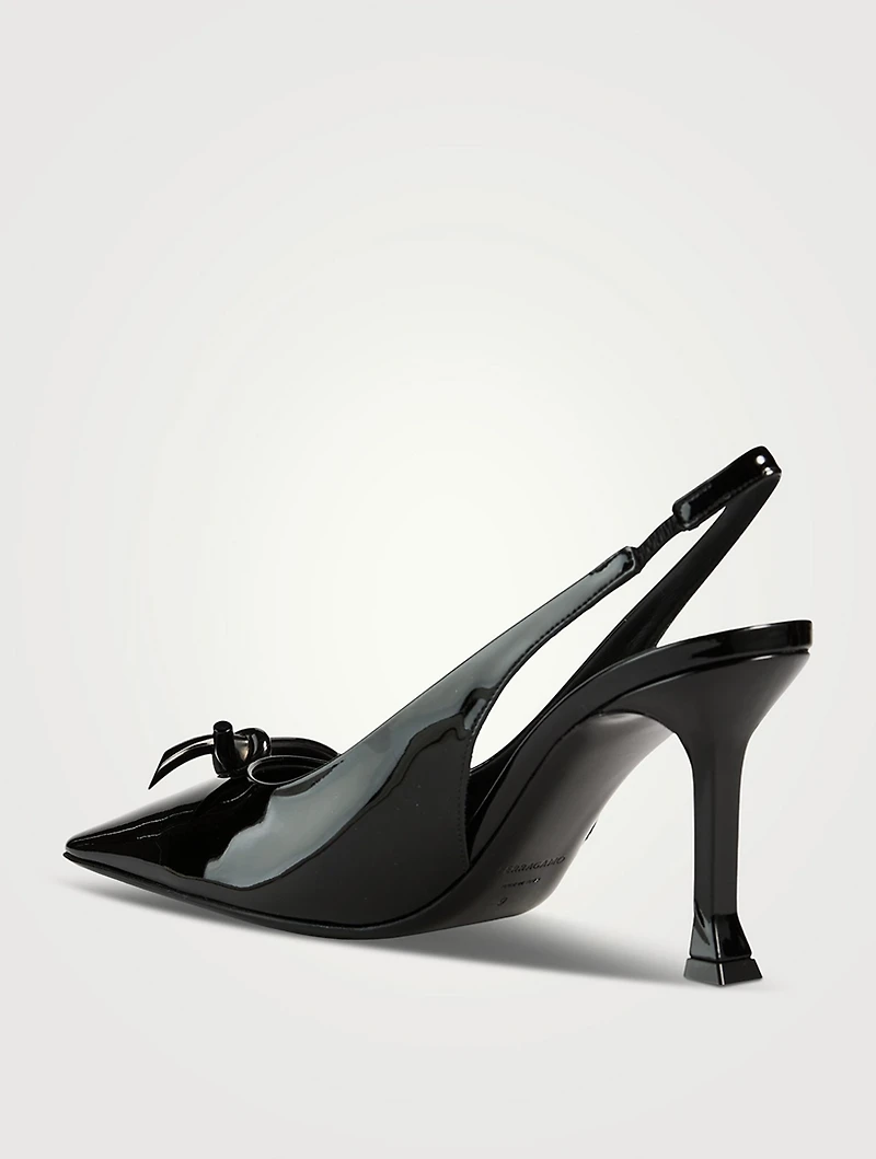 Patent Leather Slingback Pumps