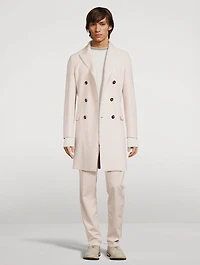 Wool Double-Breasted Coat