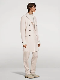 Wool Double-Breasted Coat