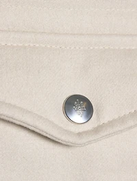 Silk And Cashmere Quilted Shirt Jacket