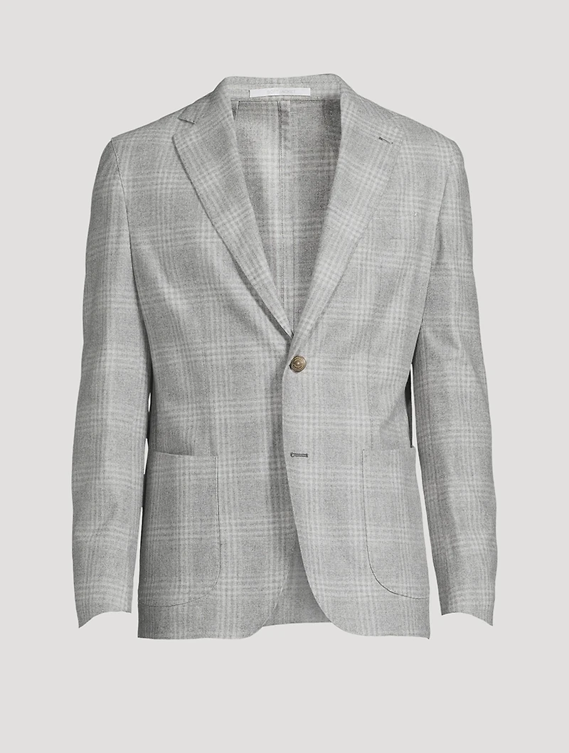 Wool Silk And Cashmere Jacket