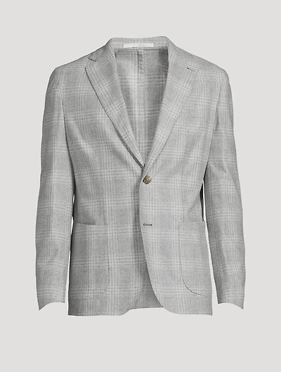Wool Silk And Cashmere Jacket