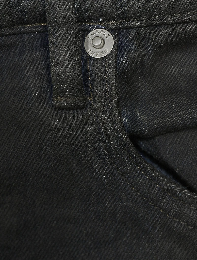 Dirty Coated Flared Jeans