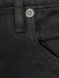 Dirty Coated Flared Jeans
