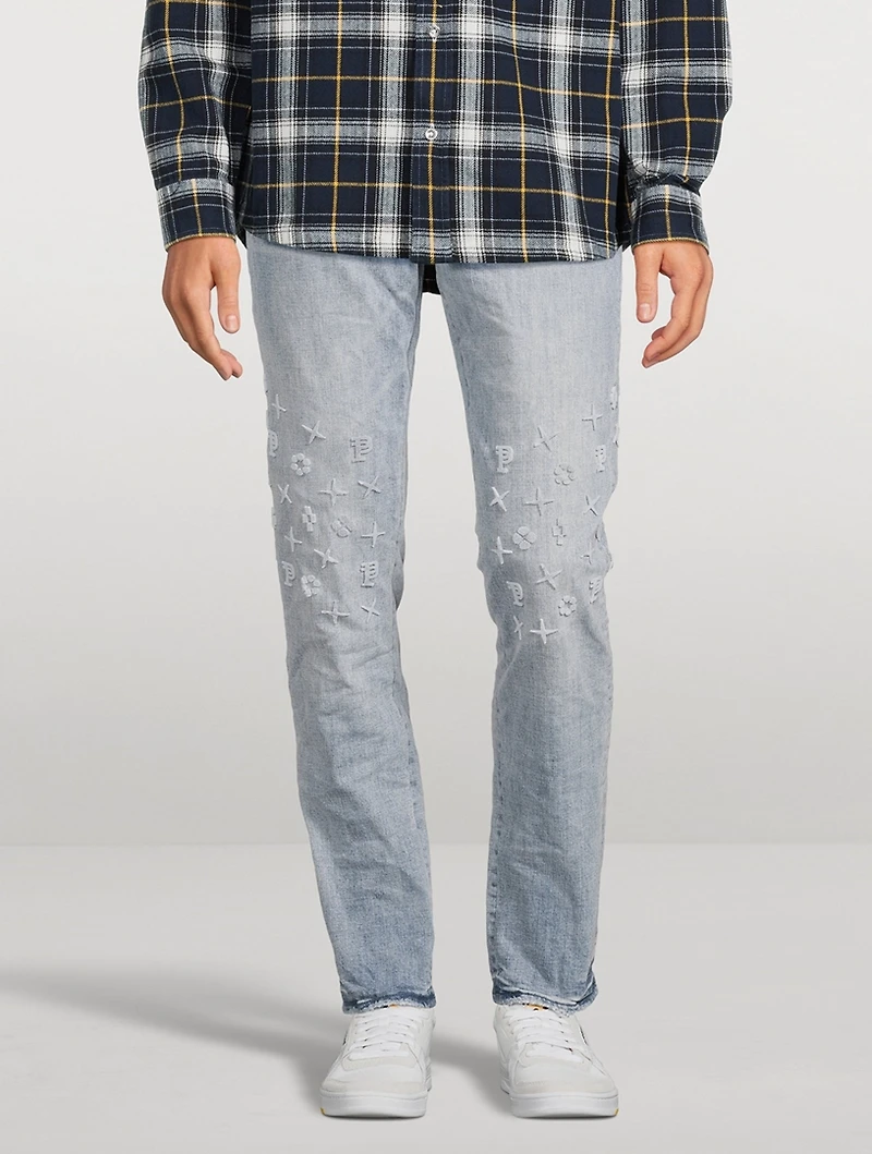 Slim Straight-Leg Jeans