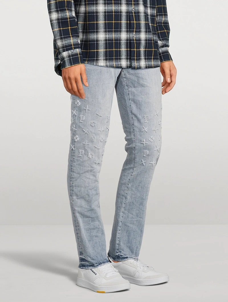 Slim Straight-Leg Jeans