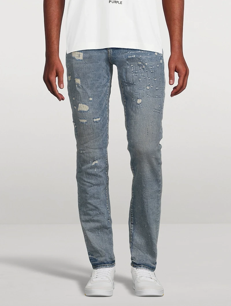 Slim Straight-Leg Jeans