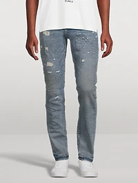 Slim Straight-Leg Jeans