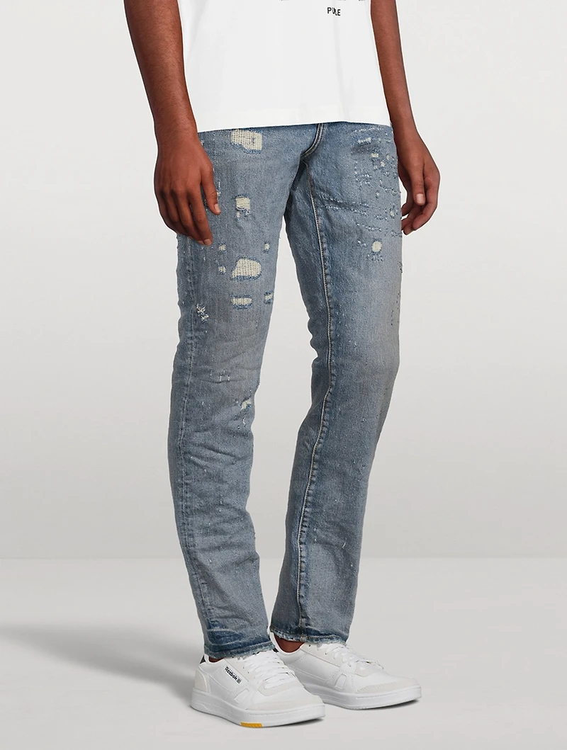Slim Straight-Leg Jeans