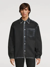 Coated Shirt Jacket
