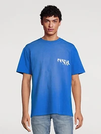Painted Wordmark Cotton T-Shirt