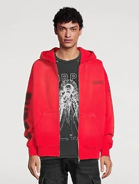 Cotton Fleece Zip Hoodie