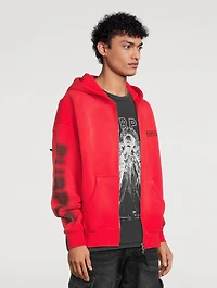 Cotton Fleece Zip Hoodie