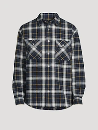 Cotton Flannel Plaid Shirt