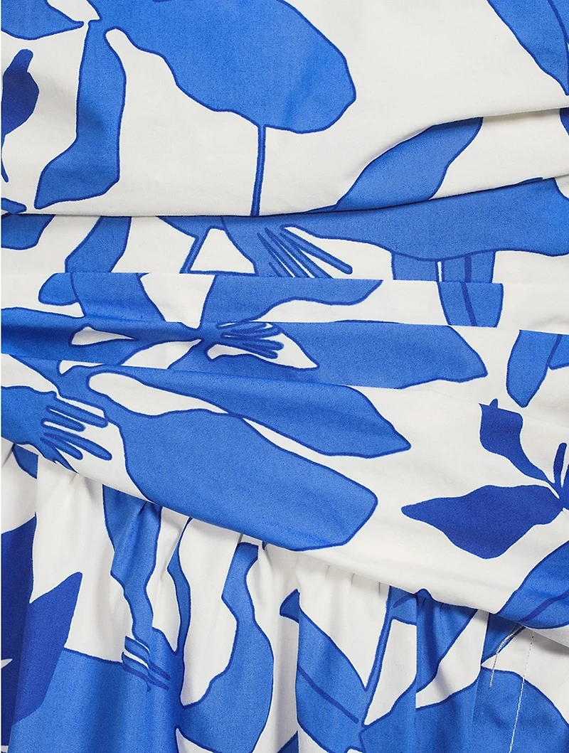 Bleue Asymmetrical Cut-Out Maxi Dress