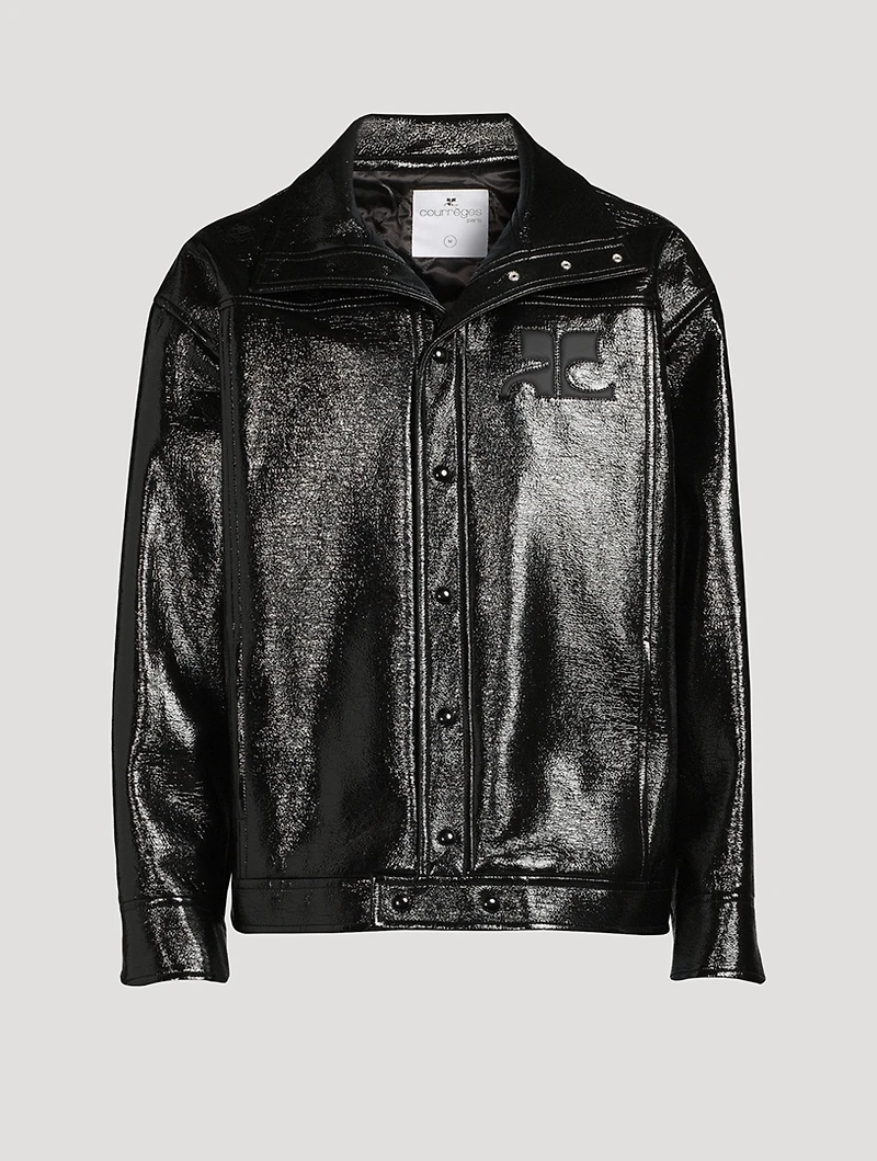 Iconic Vinyl Oversized Jacket