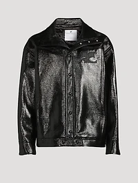 Iconic Vinyl Oversized Jacket
