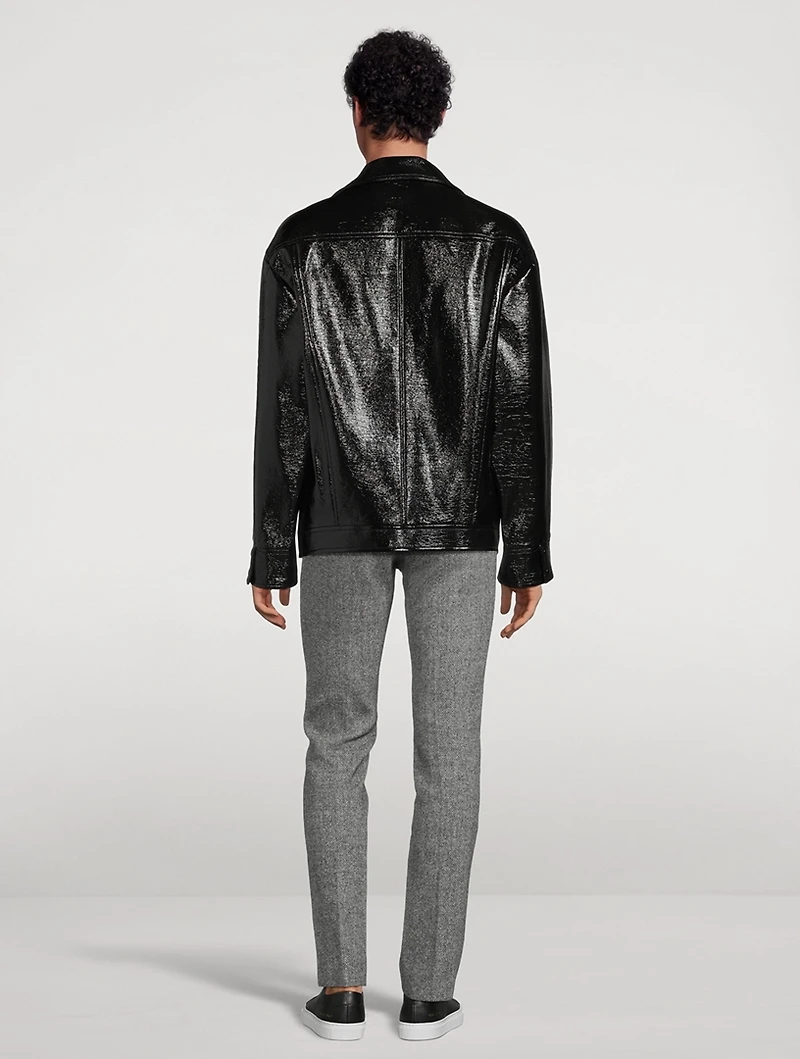 Iconic Vinyl Oversized Jacket