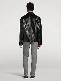 Iconic Vinyl Oversized Jacket
