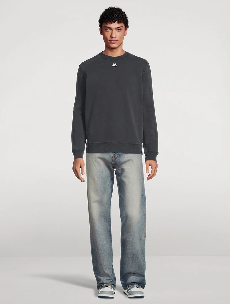 Cotton Crewneck Sweatshirt