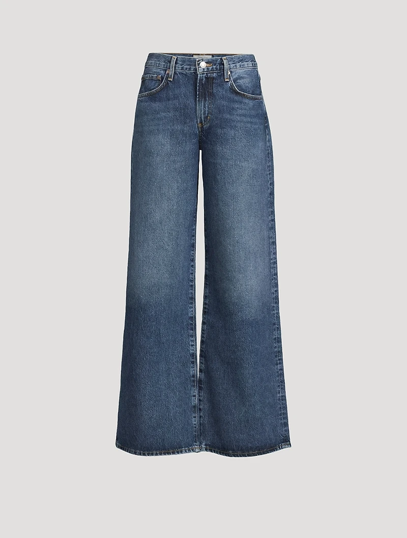 Clara Low-Rise Baggy Wide-Leg Jeans