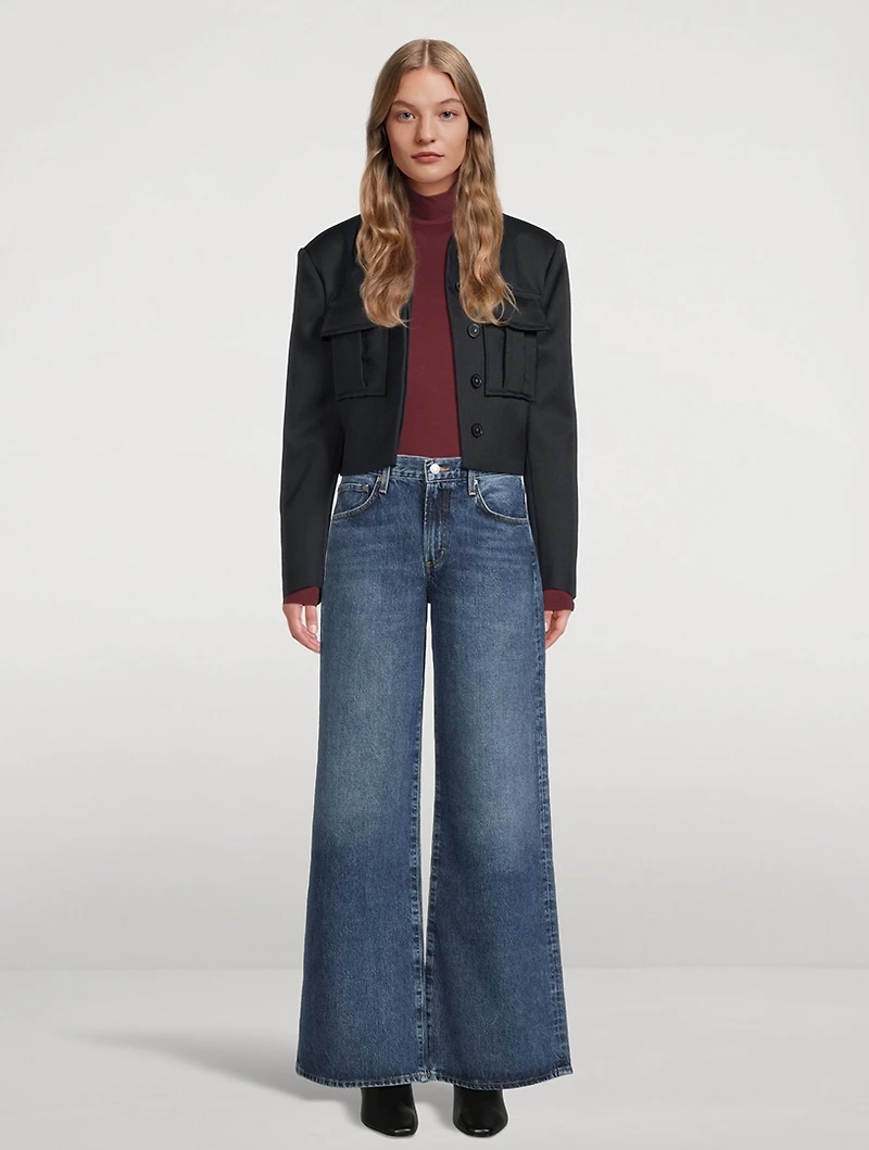 Clara Low-Rise Baggy Wide-Leg Jeans