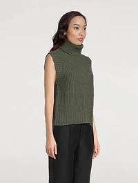 Campaign For Wool Lucia Sleeveless Turtleneck Sweater