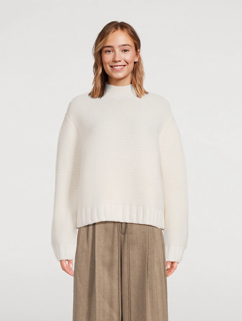 Campaign For Wool Annabelle Mockneck Sweater