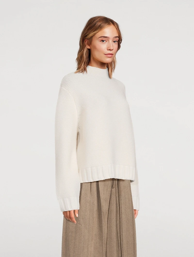 Campaign For Wool Annabelle Mockneck Sweater