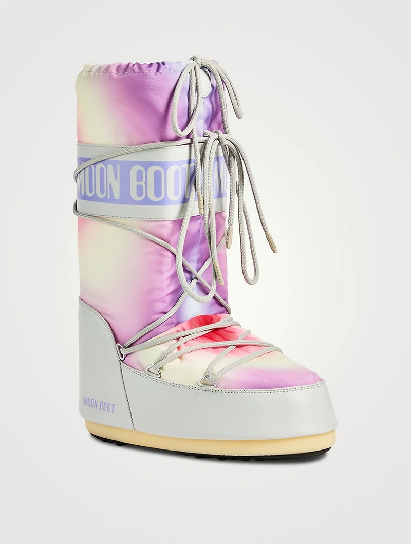 Icon Tall Boots Tie-Dye Print