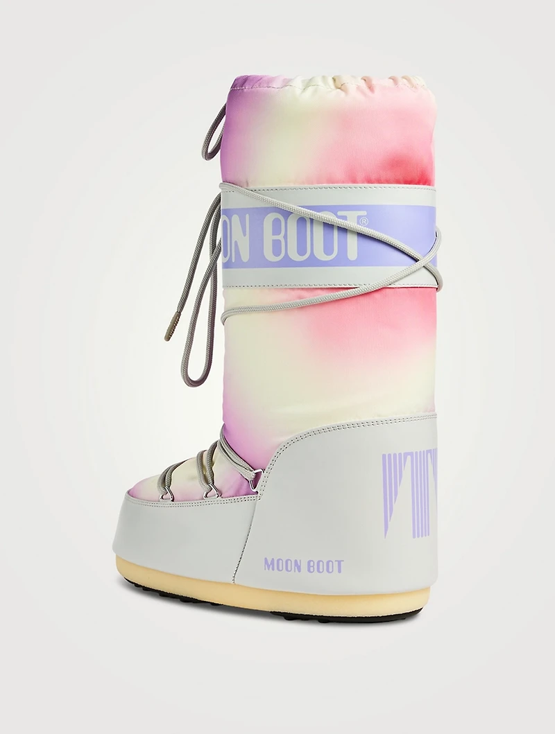 Icon Tall Boots Tie-Dye Print
