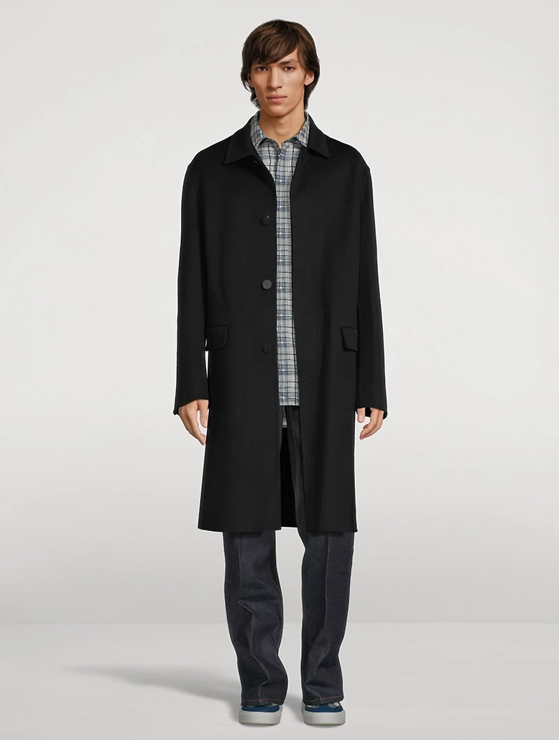 Wool Shirt Check Print