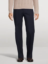 Flared Chino Pants