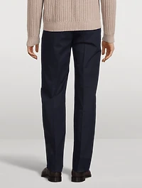 Flared Chino Pants