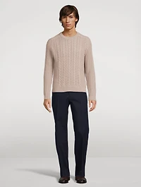 Flared Chino Pants