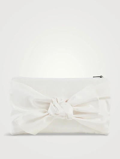 Bow Moiré Clutch