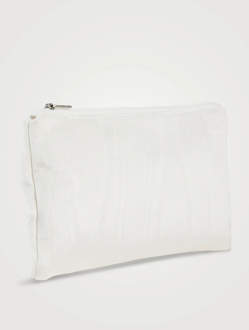 Bow Moiré Clutch