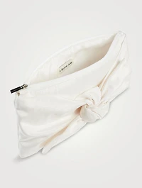 Bow Moiré Clutch
