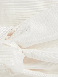 Bow Moiré Clutch