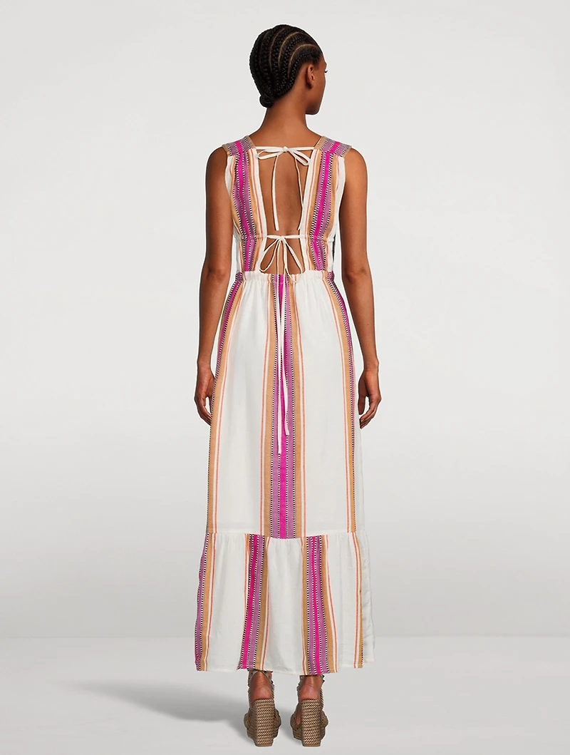 Lelisa V-Neck Long Dress