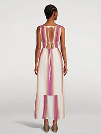 Lelisa V-Neck Long Dress