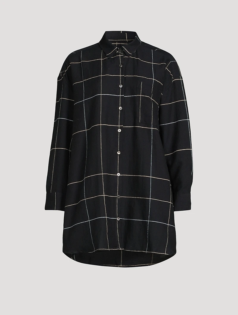 Mariam Cotton Shirt Plaid Print
