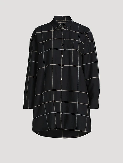 Mariam Cotton Shirt Plaid Print