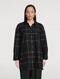 Mariam Cotton Shirt Plaid Print