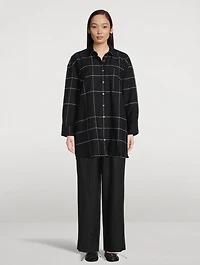 Mariam Cotton Shirt Plaid Print