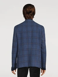 Denver Wool And Cashmere Windowpane Jacket